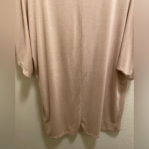 Umgee Pink High-Low Hem Short Sleeve T-Shirt Size L - Picture 8 of 9